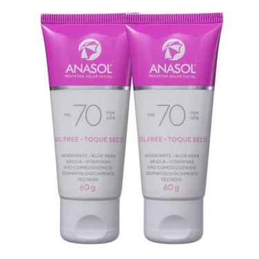 Imagem de Kit C2 Protetor Facial FPS70 UVA + UVB - Anasol - Anasol - Dahuer