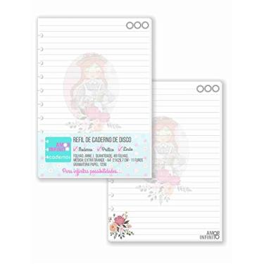 Imagem de Amor Infinito Cadernos - Refil de folha para caderno Anne de Green Gables With An E - 48 Folhas 120g - Tamanho A4