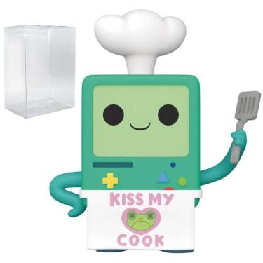 Imagem de Hora de Aventura – Boneco Funko Pop! de vinil BMO Cook (combinado com capa protetora de caixa pop)