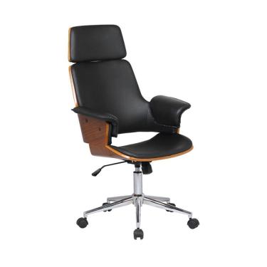 Imagem de Cadeira Office Coimbra Pu Rivatti Móveis Preto