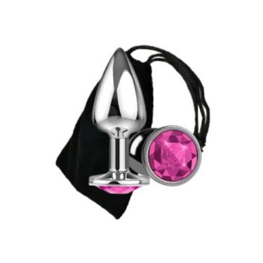 Imagem de Plug Anal Tamanho G Em Aço Com Joia - SEXY IMPORT