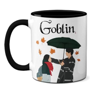 Imagem de Caneca Dorama Goblin You Are My Destiny Kim Shin Ji Eun-tak (Preta)