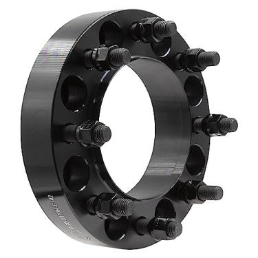 Imagem de Wheel Accessories Parts Espaçadores de roda centrados em cubo de aço, 1 peça 8 em 170 mm 1,5 de espessura 14 mm 1,5 rosca parafuso prisioneiro M124,9 cubo para Ford 2003+ F250 F350 Super Duty roda traseira única | Roda dianteira traseira dupla 03-05