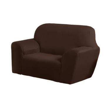 Imagem de Capa Para Sofá Lisa Coladinha 2 Lugares Malha Gel - Aretha enxovais, t