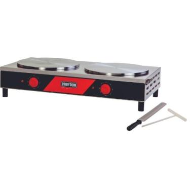 Imagem de Panquequeira Elétrica Dupla MPED Croydon 110V, Inox