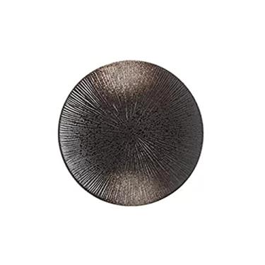 Imagem de Prato de serviço prato de jantar redondo de 8/10 polegadas prato de comida ocidental de cerâmica criativa prato de bife louça doméstica prato plano pratos rasos (cor: C, tamanho: 20 cm)