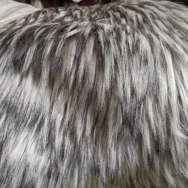 Imagem de Tecido de guaxinim de pele sintética de luxo para artesanato de bricolage, cabelo comprido de 70 mm de pele falsa, adequado para casacos, roupas, lenços, mantas, acessórios, moda, anime, cosplay, 180