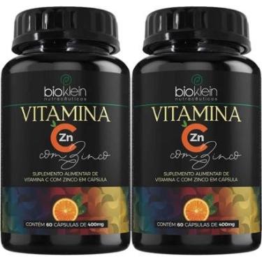 Imagem de Kit 2X Vitamina C + Zinco - 60 Cápsulas - Bioklein-Masculino