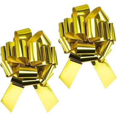 Imagem de 2 peças de arco grande gigante metálico para decoração de embalagens, Hanukkah, aniversários, casamentos, chás de panela, ouro de 40,6 cm