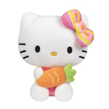 Imagem de Pelucia Hello Kitty Pascoa Cenoura 20cm - Sunny 3875 - Sunny Brinquedo