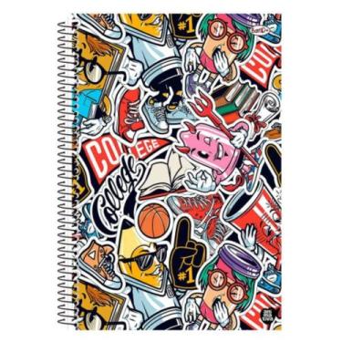 Imagem de Caderno De 15 Materias Bom D+ Masculino 240fls Capa Sortida - Sao Domi