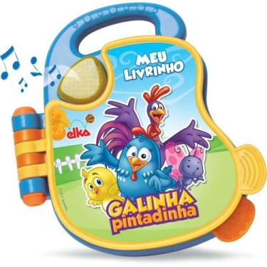 Imagem de Brinquedo p/Bebê Galinha Pintadinha Livro Sonoro - Elka