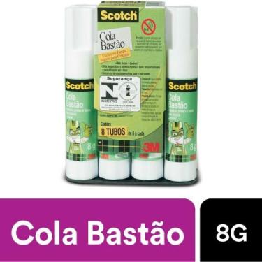 Imagem de Cola em Bastão Scotch 8g 8unid - 3M