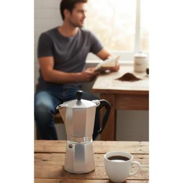 Imagem de Cafeteira Italiana Clássica 6 Xícaras - Café Perfeito - Congratulation