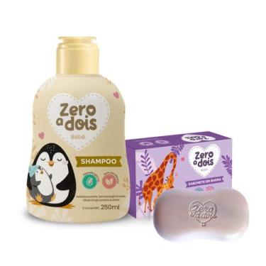 Imagem de Kit Shampoo + Sabonete Baby Hipoalergênico Zero a Dois 250ml