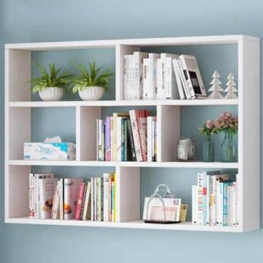 Imagem de Nicho decorativa 90x75x15cm versatil branco sala quarto - SIXTEEN