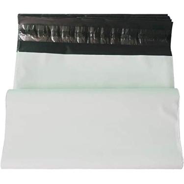 Imagem de Envelopes de transporte de polietileno, grandes envelopes de autovedação, resistentes à água, sacos de plástico para envio, Branco, 15.7 X 20 Inch/10 pcs