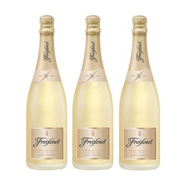 Imagem de Cava Freixenet Carta Nevada Semi Seco 750Ml Kit 03 Unidades