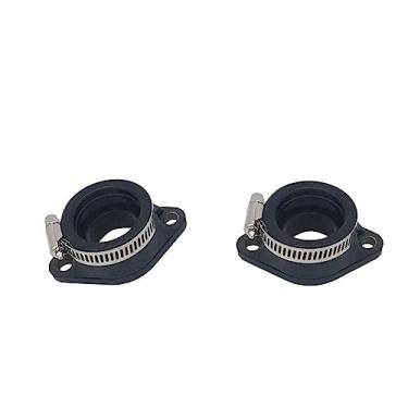 Imagem de 2 x adaptador de admissão universal flange de fole para carburador Pwk 28