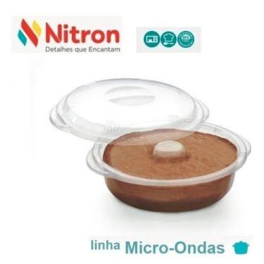 Imagem de Forma De Pudim Com Tampa Para Microondas Nitron Livre Bpa