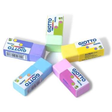 Imagem de Borracha Giotto Minigomma 5 Unidades Tons Pasteis