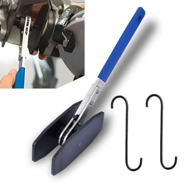 Imagem de Sephile 1 peça chave de compressor de pistão de freio a disco de carro, 4 em 1 separador de pistão de freio a disco, ferramenta de ajuste de cilindro de freio catraca com gancho S, acessórios de