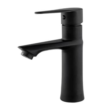 Imagem de Raro - Torneira Misturador Monocomando Banheiro Lavatório Alto Padrão Cor Preto