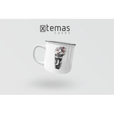 Imagem de Caneca naruto geek retrô esmaltada de aluminio - Xtemas