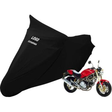 Imagem de Capa De Cobrir Moto Ducati Monster 900CC Luxo - Mz, Preta
