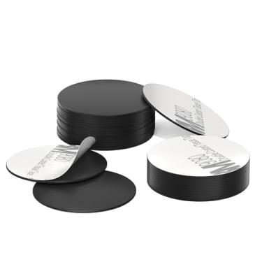 Imagem de 10 etiquetas NFC pretas NTAG215 NFC 215 etiquetas NFC cartões pretos NFC adesivos redondos 13,56 MHz NFC chip com adesivo traseiro, compatível com TagMo e telefones habilitados para NFC