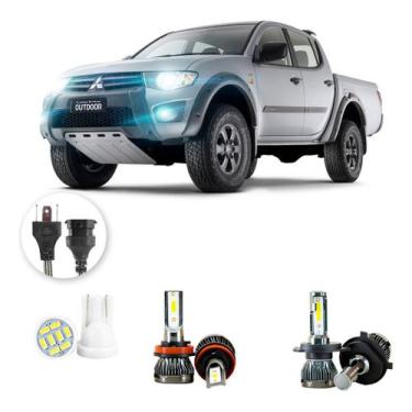 Imagem de Lampada Led Y3 22000lm Mitsubishi L200 2004-2016 H4 H11 - LUXLED y3, B