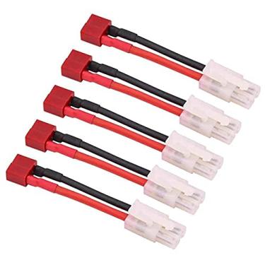 Imagem de FLY RC 5 peças Tamiya conector estilo macho para Deans T fêmea estilo plugue adaptador conector para controle de velocidade RC ESC Lipo/NiMH carregamento de bateria