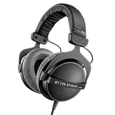 Imagem de beyerdynamic Fones de ouvido DT 770 Pro Studio – Over-Ear, fechado, design profissional para gravação e monitoramento (80 Ohm, cinza)