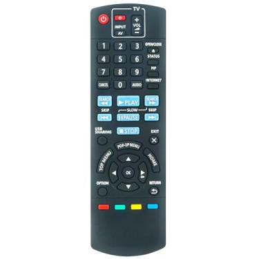 Imagem de Controle remoto de substituição N2QAYB000871 compatível com Panasonic DMP-BD79 DMPBD79 DMP-BD79GN DMPBD79GN Blu-ray Player