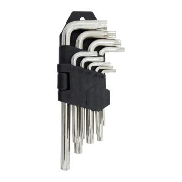 Imagem de Jogo De Chaves Torx Curta C/ 9 Pecas