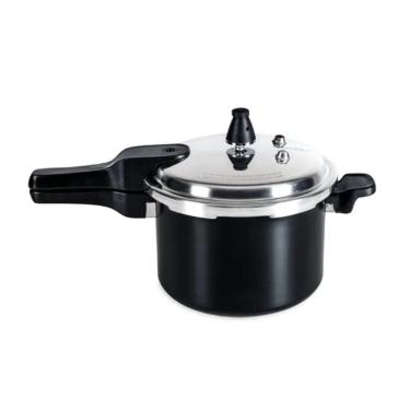 Imagem de Panela De Pressão Ceramic Life Super Com Fundo De Indução 5,4L Preto Brinox