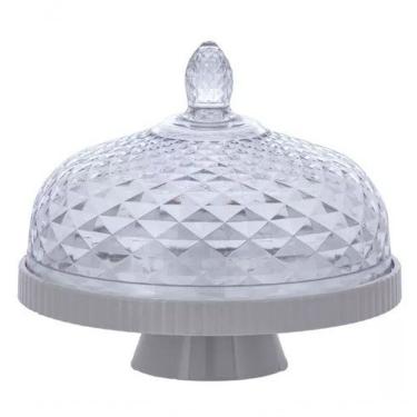 Imagem de Queijeira 22cm Luxxor 1154 - Paramount Cinza