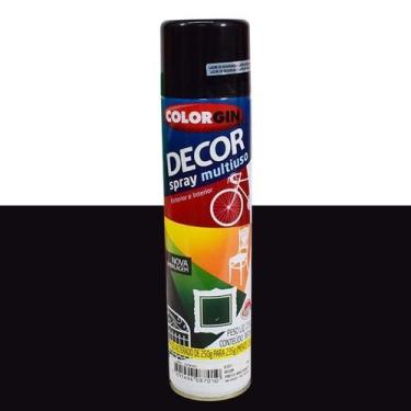 Imagem de Spray Decor Multiuso Colorgin 360ml, Preto