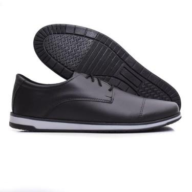 Imagem de Sapato Oxford Derby. Perfeito para o Homem Moderno, 39, Preto