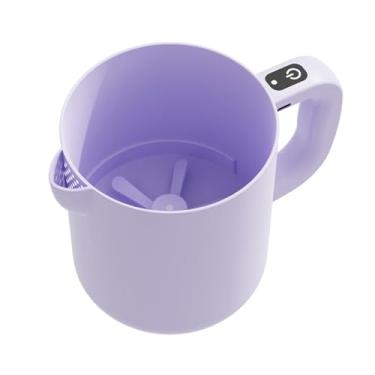 Imagem de Batedor de - 2 em 1 Misturador Portátil sem Fio e Filtro - Bacia de Lavar Arroz 1L Batedor Automático Utensílio de Cozinha para Alimentos Líquidos Leite