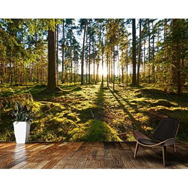 Imagem de Papel De Parede Autoadesivo Planta Amarela Girassol Decalques De Parede Removíveis Pvc Peel And Stick Móveis Adesivos De Parede à Prova D'água Par, A-1, Self-adhesive PVC - W140 x H70 cm