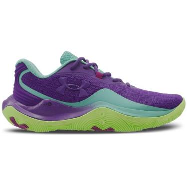 Imagem de Tênis de Basquete Under Armour Buzzer 2, Azul, 37