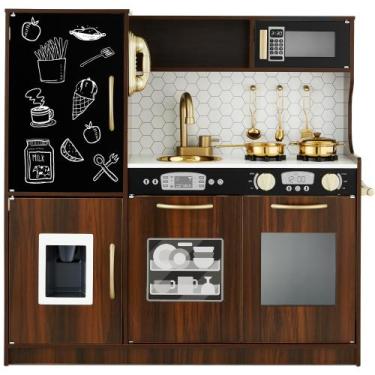 Imagem de Toy Kitchen Best Choice Products Pretend Play Wooden com acessórios