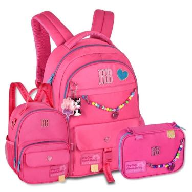 Imagem de Mochila Escolar Rebecca Bonbon Com Lancheira E Estojo Box