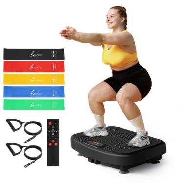 Imagem de Máquina de exercícios com placa vibratória SoftGym Power Vibrate