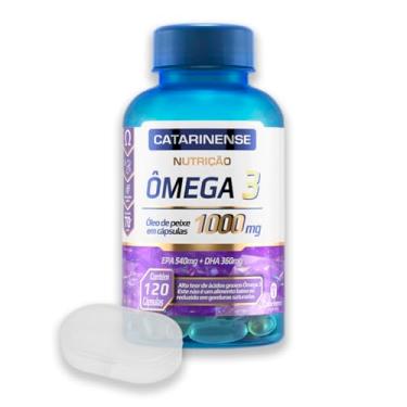 Imagem de Kit Ômega 3 1000mg Catarinense 120 Cápsulas + Porta Cápsulas