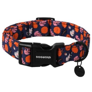 Imagem de Coleira de cachorro DOGWONG Pumpkin Fall Orange para cães pequenos