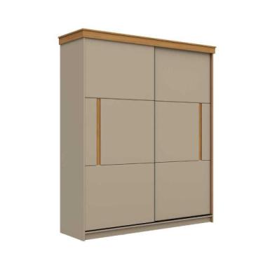 Imagem de Guarda Roupa Solteiro 1,9m x 2,2m Portas de Correr 100% MDF - Móveis P
