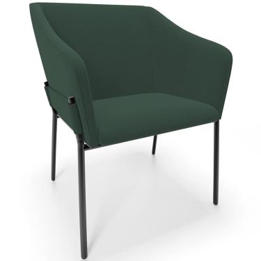 Imagem de Cadeira Para Sala De Jantar Estar Living Olívia L02 Suede Verde - Lyam Decor