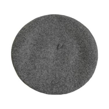 Imagem de Boina de Lã Feminina - Estilo Retrô, Quente e Confortável para Outono/